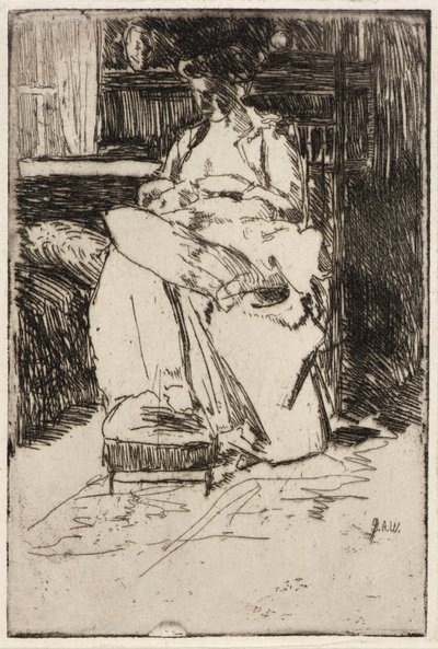 Matka a dítě č. 1 od J. Alden Weir