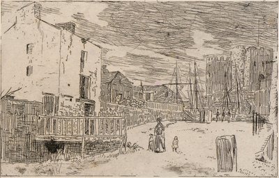 Přístav Erin - ostrov Man od J. Alden Weir