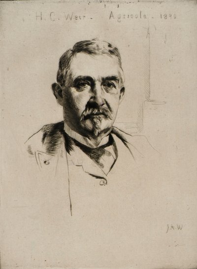 Portrét plukovníka H.C. Weira (Agricola) od J. Alden Weir