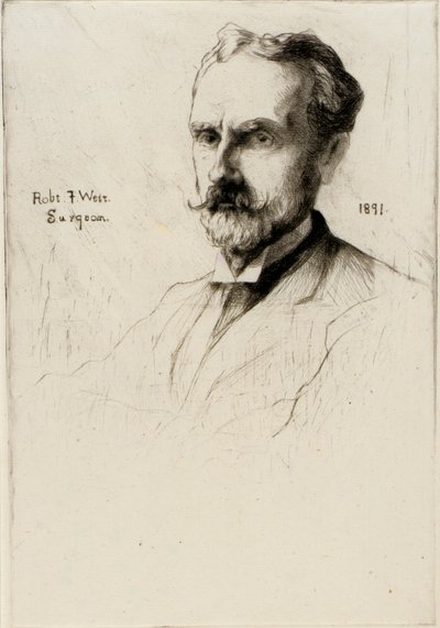 Portrét Dr. Roberta F. Weira od J. Alden Weir