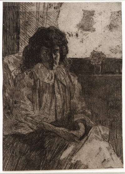 Skica u okna č. 2 od J. Alden Weir
