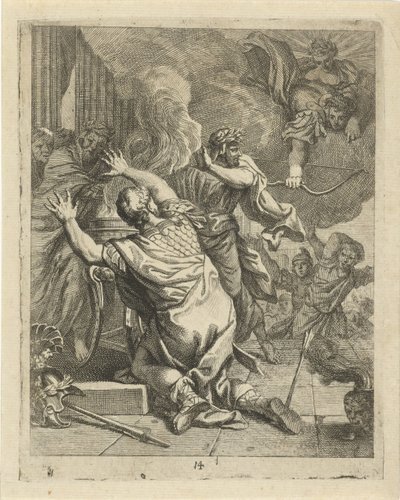 Smrt Achilla Scény ze života Achilla (název série) Vitam et mortem achilli (název série) od J. Alexander Janssens