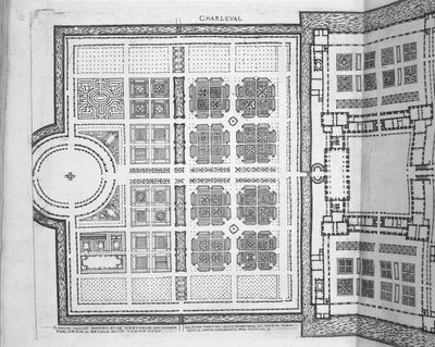 Gärten in Charleval, aus 