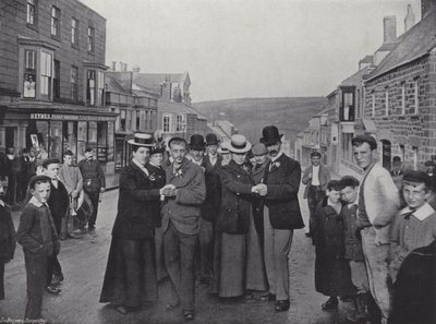 Helston Flora Day, ranní tanečníci od J. Benjamin Stone