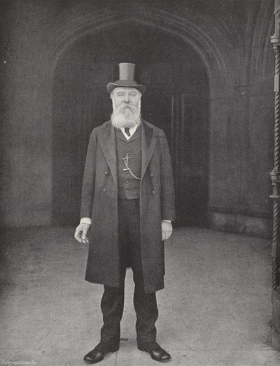 Sir Edwin Durning-Lawrence, Bart (černobílá fotografie) od J. Benjamin Stone