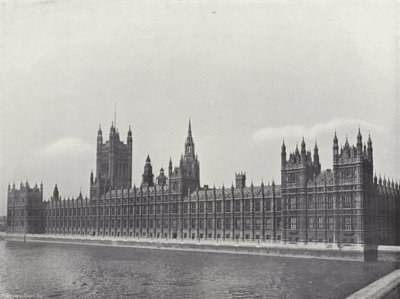 Westminsterský palác od J. Benjamin Stone