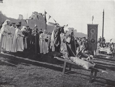 Velšský Eisteddfod, otevření Gorseddu od J. Benjamin Stone