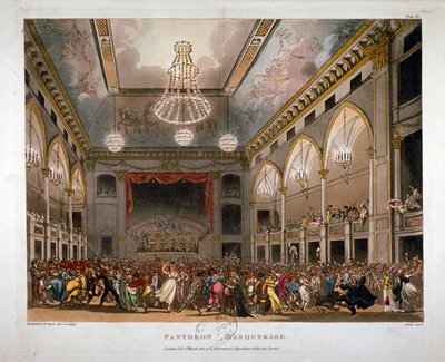 Pantheon, Oxford Street, Westminster, 1809 od J Bluck