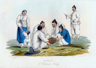 Koorai, rodina rybářů, 1848. od J. Bull