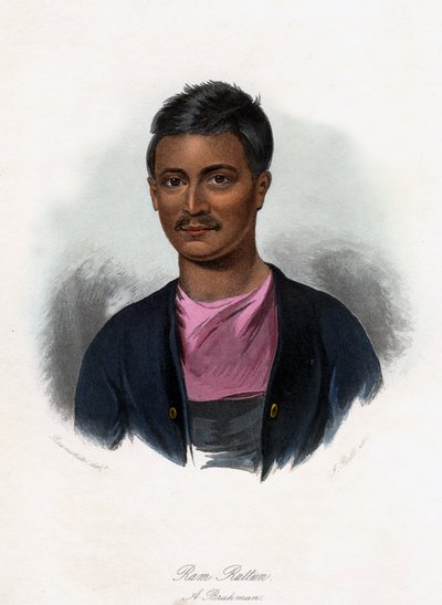 Ram Ruttun. Brahman, c1840. od J. Bull