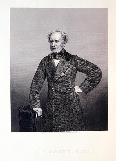 Thomas Potter Cooke, z knihy "The Drawing-Room Portrait Gallery of Emminent Personages" (Portrétní galerie významných osobností v kreslírně) od J. and C. (after) Watkins