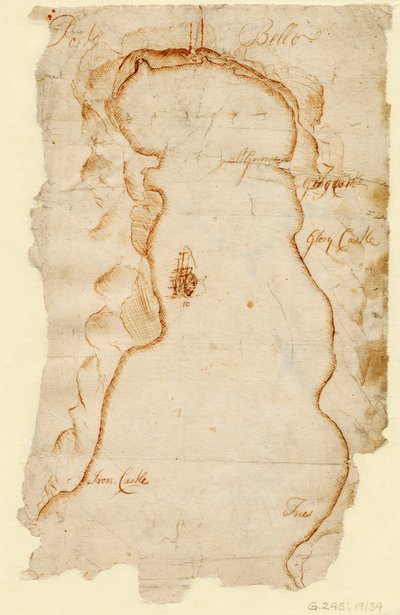 Portobelo, cca 1740 (papír) od J. C. Morris