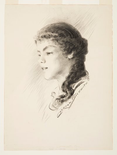 Portrét, možná Elizabeth Vailová od J. Carroll Beckwith
