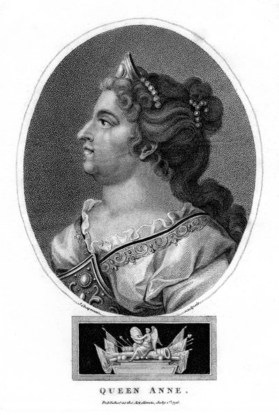 Anny Velké Británie, 1796. od J. Chapman