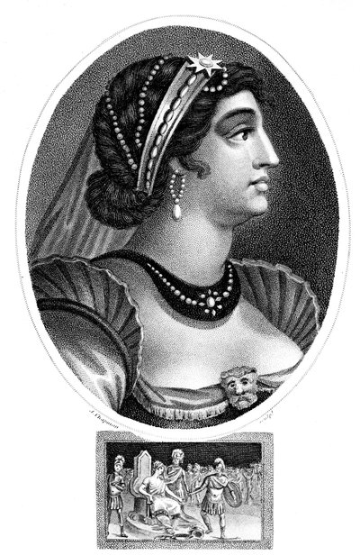 Kleopatra, královna Egypta, 1804. od J. Chapman