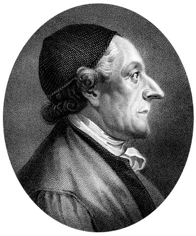 Johann Kaspar Lavater , švýcarský fyziognom a teolog, 1813. od J. Chapman