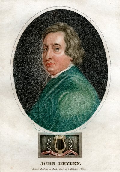 John Dryden, anglický dramatik 17. století a laureát básníka, 1803. od J. Chapman