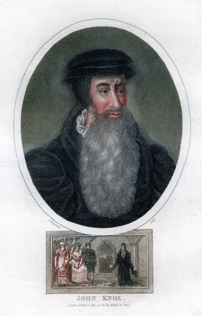 John Knox, skotský náboženský reformátor, 1812. od J. Chapman