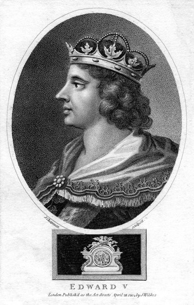 Anglický král Edward V., 1804. od J. Chapman