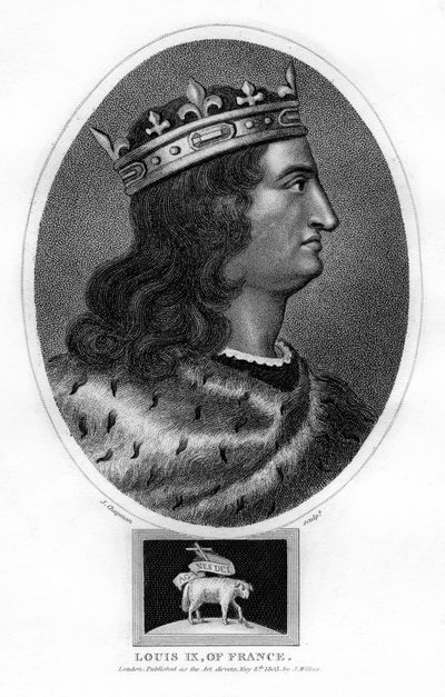 Louis IX, král Francie, 1805. od J. Chapman