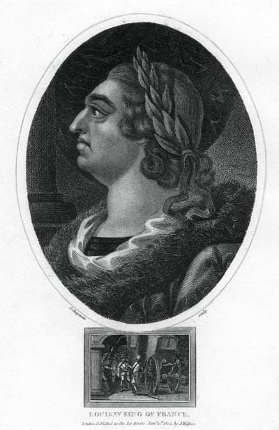Louis XV, král Francie, 1805. od J. Chapman