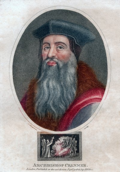 Thomas Cranmer, arcibiskup z Canterbury, 1802. od J. Chapman
