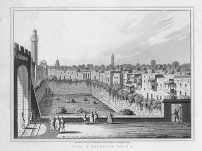 Bazén Bethesda. John. 5. 2. 1830 od J. Clarke