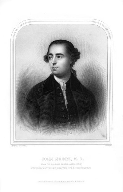 John Moore , skotský lékař a spisovatel, 1870. od J. Cochran