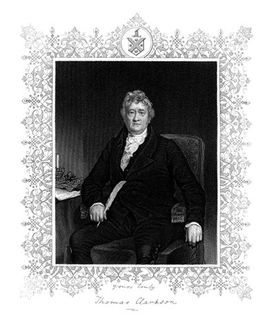 Thomas Clarkson, anglický politik a bojovník proti otroctví, 19. století. od J. Cochran