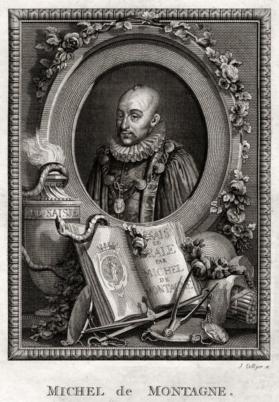 Michel de Montaigne, 1775 od J. Collyer