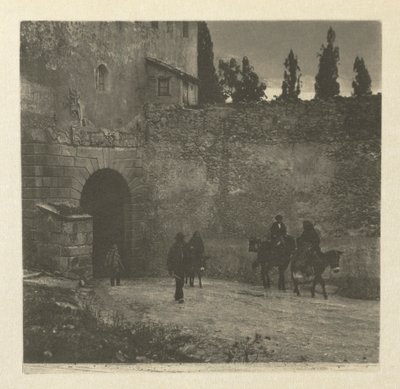 Práce s kamerou: Brána - Segovia, 1914. od J. Craig Annan