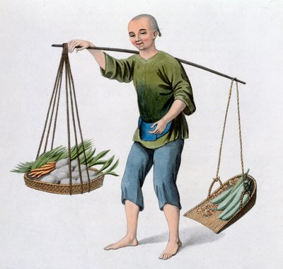 Chlapec se zeleninou, 1800 od J Dadley