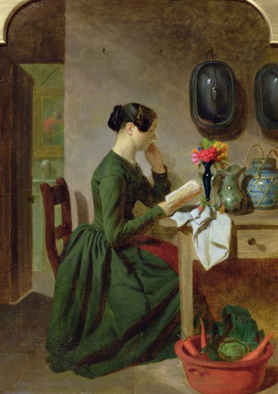 Hospodyně, cca 1858 od J. Davies