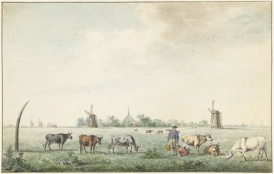 Vesnice Amstelveen od J. Dirksen