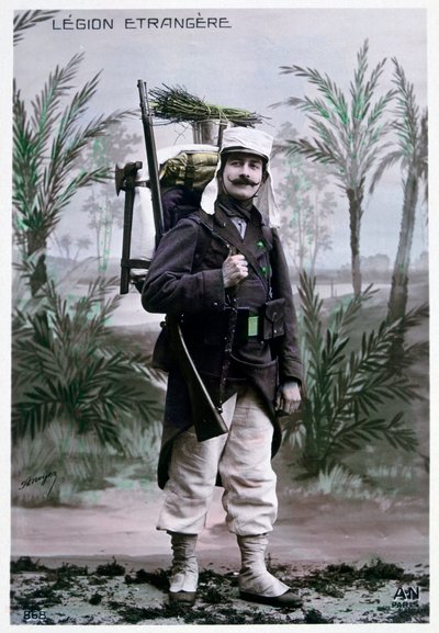Francouzský zahraniční legionář, c1900. od J. Geiser