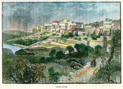 Betlém, Palestina, c1885. od J Harmsworth