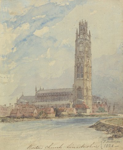 Boston Church, Lincolnshire od J. Harrison