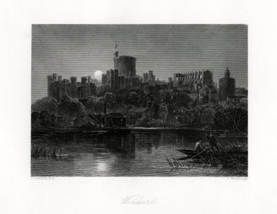 Hrad Windsor, Berkshire, 19. století od J. Horsburgh