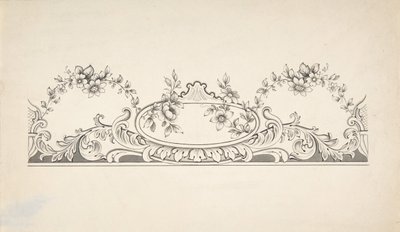 Návrh na výzdobu panelů, 1828-40. od J Hulme