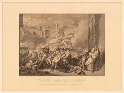 Smrt majora Peirsona v St. Heliers, 1781 1878 od J. J. Crew
