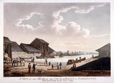 Bayswater, Paddington, Londýn, 1801 od J Jeakes