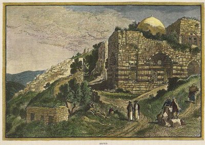 V bezpečí. Z: Malebná Palestina, Sinaj a Egypt od J. Johnstone