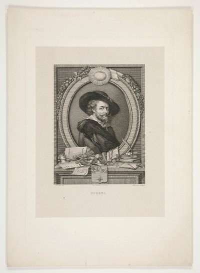 Portrét Petera Paula Rubense od J. L. Benoist