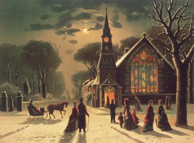 Štědrý večer, hospoda. od J. Hoovera a syna, 1878 od J. Latham