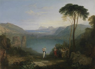 Jezero Avernus: Aeneas a Kumejská Sybila od Joseph Mallord William Turner
