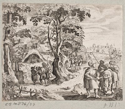 Ilustrace k Adamu Oleariusovi, „Perský Rosenthal od geniálního básníka Schich Saadi […]“, Schleswig 1660 od J. Muller