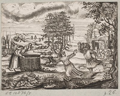 Ilustrace k Adamu Oleariusovi, „Perský Rosenthal od geniálního básníka Schich Saadi […]“, Schleswig 1660 od J. Muller