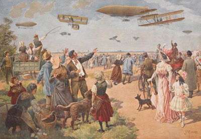 Letecká výstava, c. 1908. od J. Munier
