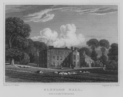 Glendon Hall, Northamptonshire od John Preston Neale
