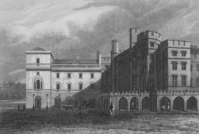 The House of Lords and Commons (rytina) od John Preston Neale
